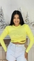 Cropped Manga Longa - Liliane Modas