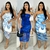 Vestido Midi Tule Estampado