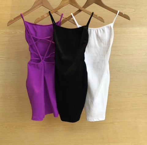 Vestido Canelado - Roupa feminina 