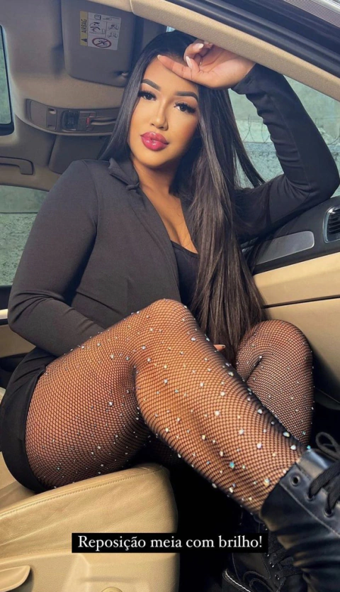 Meia Calça Arrastão Com Strass