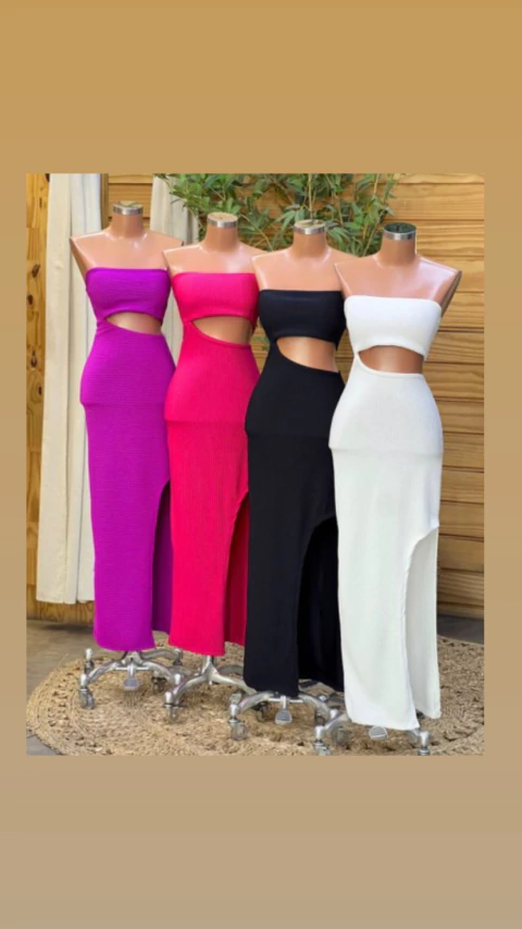 Vestido Longo Tomara que Caia