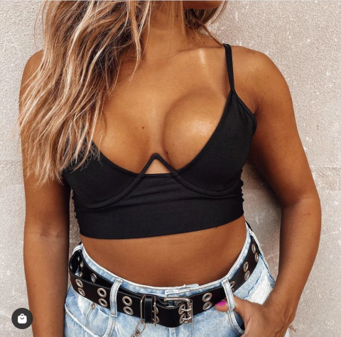 Cropped Com Aro - Cropped De Alcinha Com Aro