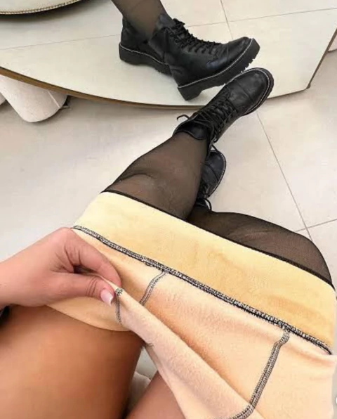 Meia Calça Peluciada - Comprar Meia Peluciada - Meia translucida 