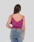 Camisa Blusa Cropped Feminina Transpassado - TOP VINTE