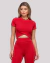 Blusa Feminina Cropped Manga Curta