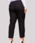 Calça Feminina de Linho Plus Size Skinny Social Cintura Alta Cenoura Com Bolso Plus G1 G2 G3 na internet