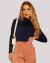 Blusa Feminina Suedine Segunda Pele Manga Longa Gola Rolê Cacharrel Moda Outono Preto, Marinho, Caramelo na internet