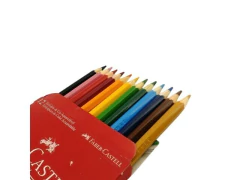 LAPIS DE COR COM 12 CORES AQUARELAVEL FABER CASTELL na internet