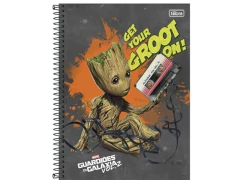 CADERNO DE 10 MATERIAS 160F GUARDIOES DA GALAXIA VOL II CAPA SORTIDAS - loja online