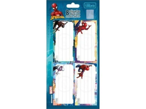 ETIQUETA ESCOLAR SPIDER MAN - comprar online