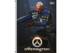 Imagem do CADERNO DE 10 MATERIAS 200F OVERWATCH 1 CAPA SORTIDAS