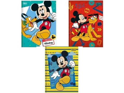 CADERNO BROCHURAO 96F MICKEY CAPA SORTIDAS - comprar online