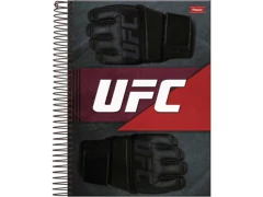 CADERNO DE 10 MATERIAS 200F UFC CAPA SORTIDAS - Papelaria Visão