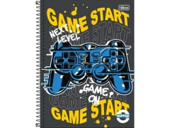 CADERNO DE 20 MATERIAS MASCULINO 320FLS PEPPER CAPA SORTIDAS - Papelaria Visão