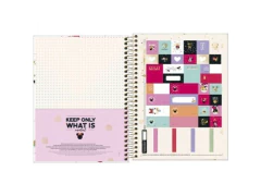 CADERNO COLEGIAL CAPA DURA 10 MATERIAS MINNIE 160FLS - loja online