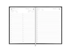 AGENDA 2026 EXECUTIVA COSTURADA M5 TORINO PRETA 13,4X19,2CM na internet