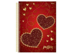 CADERNO DE 20 MATERIAS 400F PASSION CAPA SORTIDAS - comprar online