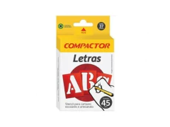 LETRAS VAZADAS ABC 45 MM COMPACTOR - comprar online