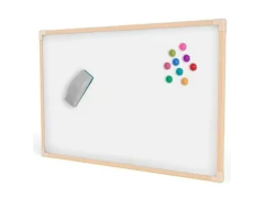 QUADRO BRANCO MAGNETICO OFFICE MADEIRA NEO 090X060 CM - comprar online