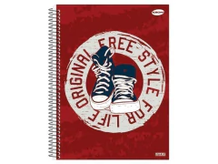 CADERNO DE 15 MATERIAS 300F KBOM MASCULINO CAPA SORTIDAS na internet