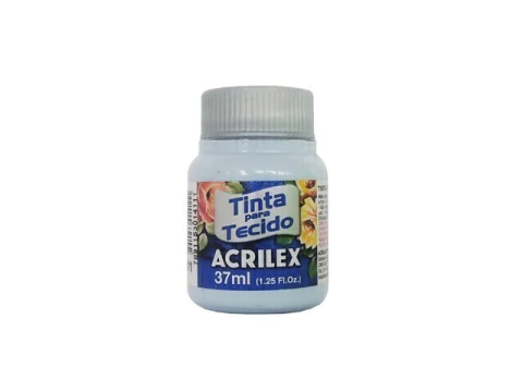 TINTA DE TECIDO FOSCA AZUL BEBE ACRILEX 37 ML 811 - comprar online