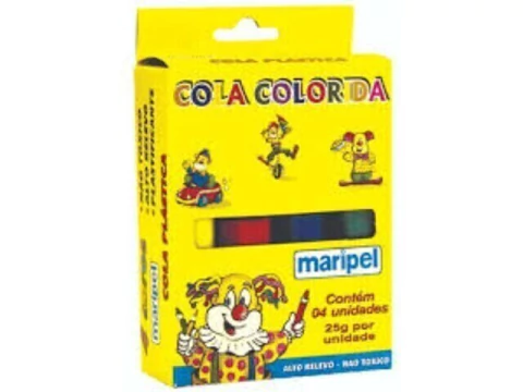 COLA COLORIDA 4 CORES MARIPEL