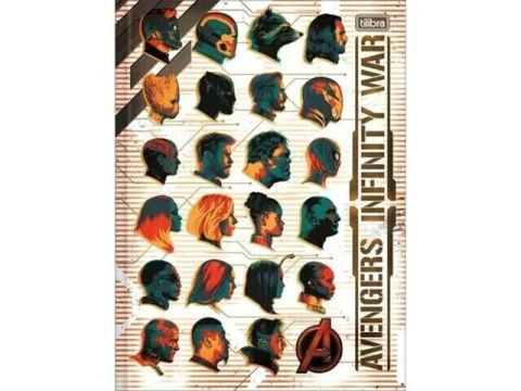 CADERNO BROCHURAO CD 80FLS AVENGERS INFINITY WAR - comprar online