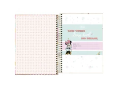 CADERNO DE ESPIRAL 1/4 MINNIE 80FLS