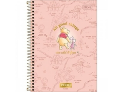 CADERNO ESPIRAL 1/4 POOH 80FLS - comprar online