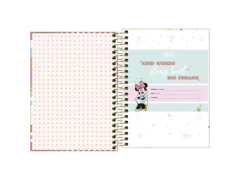 CADERNETA ESPIRAL CD 1/8 MINNIE 80FLS CAPAS SORTIDAS