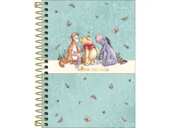 CADERNETA ESPIRAL PEQUENA 1/8 POOH CAPA DURA 80FLS CAPA SORTIDA - Papelaria Visão