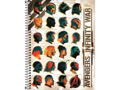 CADERNO DE 20 MATERIAS 320F AVENGERS INFINITY WAR - comprar online