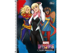 CADERNO DE 01 MATERIA MARVEL RIS 80F CAPA DURA CAPA SORTIDAS - Papelaria Visão