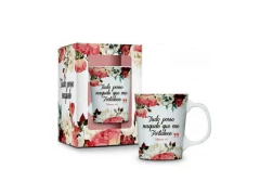 CANECA PORCELANA PREMIUM - TUDO POSSO NAQUELE QUE ME FORTALECE - comprar online