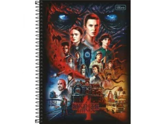 CADERNO DE 01 MATERIA STRANGER THINGS 80F CD SORTIDAS - comprar online