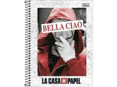 CADERNO DE 10 MATERIAS LA CASA DE PAPEL 160F CD - comprar online