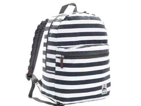 MOCHILA DE CANVAS TEEN REPUBLIC VIX LISTRADA AZUL 8331204 - comprar online