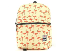 MOCHILA DE COSTAS CANVAS TEEN 8331671 CAQUI FLAMINGO - comprar online