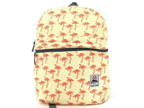 MOCHILA DE COSTAS CANVAS TEEN 8331671 CAQUI FLAMINGO - comprar online