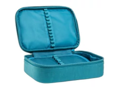 ESTOJO BOX ACADEMIE AZUL TURQUESA 15X21X6MM - comprar online