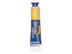 TINTA ACRILICA ACRYLIC COLORS 20ML 302 AMARELO ESCURO - comprar online