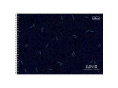 CADERNO DE DESENHO ESPIRAL CD LUNIX 60FLS CAPAS SORTIDAS - Papelaria Visão