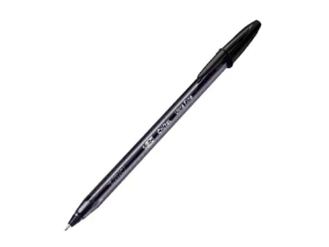 CANETA BIC CRISTAL ULTRA FINA PRETA 89986 - comprar online