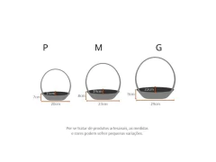 CESTA BARQUINHA COM ALCA BAMBU GRANDE COR 02 na internet