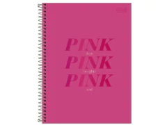 CADERNO DE 01 MATERIA CD LOVE PINK 80FLS CAPA SORTIDAS - comprar online