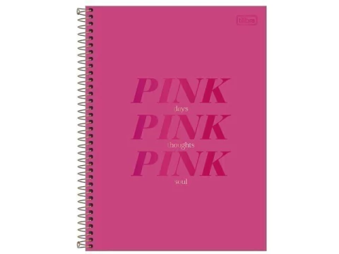 CADERNO DE 01 MATERIA CD LOVE PINK 80FLS CAPA SORTIDAS - comprar online