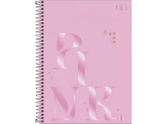 CADERNO DE 01 MATERIA CD LOVE PINK 80FLS CAPA SORTIDAS - comprar online