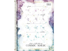 CADERNO DE 10 MATERIAS CD UNIVERS MAGIC 160FLS CP SORTIDAS na internet