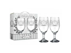 CONJUNTO 2 TACAS WINDSOR - BODAS DE PRATA 2653 - comprar online