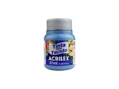 TINTA DE TECIDO FOSCA AZUL INVERNO ACRILEX 37 ML 584 - comprar online